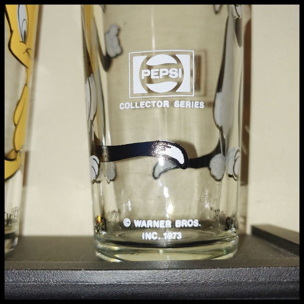 *50 YEARS* 1973 Pepsi Collector's Series, Warner Bros, Tweety and Sylvester - Picture 7 of 9